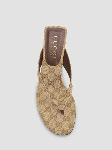 Gucci Women's Vittoria 55MM Thong Sandals - Vintage Sand | Thumbnail 3