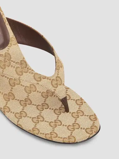 Gucci Women's Vittoria 55MM Thong Sandals - Vintage Sand | Thumbnail 4