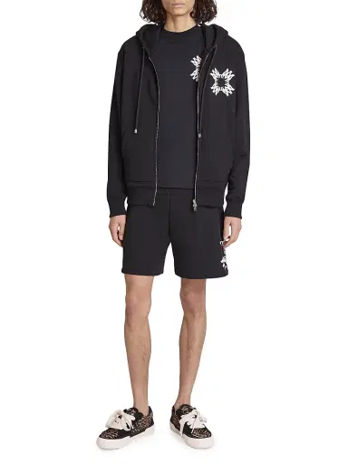 AMIRI Men's MA Quad Full-Zip Hoodie - Black - Size XL | Thumbnail 2