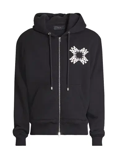 AMIRI Men's MA Quad Full-Zip Hoodie - Black - Size XL | Thumbnail 1