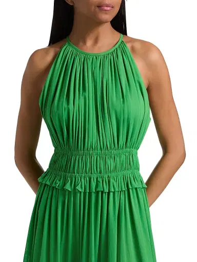 DEREK LAM 10 CROSBY Women's Sloane Shirred Cotton Midi-Dress | Thumbnail 6 DEREK LAM 10 CROSBY Women's Sloane Shirred Cotton Midi-Dress | Thumbnail 6