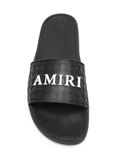 AMIRI Men's Ma Quad Logo Slide Sandals | Thumbnail 4 AMIRI Men's Ma Quad Logo Slide Sandals | Thumbnail 4
