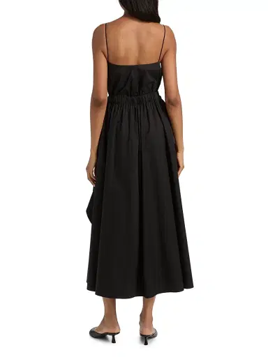 DEREK LAM 10 CROSBY Women's Hattie Cotton Sateen Midi-Dress | Thumbnail 5 DEREK LAM 10 CROSBY Women's Hattie Cotton Sateen Midi-Dress | Thumbnail 5