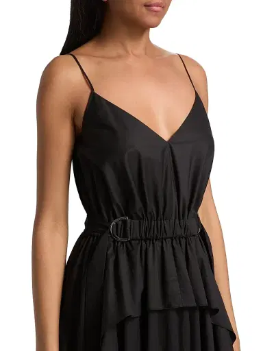 DEREK LAM 10 CROSBY Women's Hattie Cotton Sateen Midi-Dress | Thumbnail 6 DEREK LAM 10 CROSBY Women's Hattie Cotton Sateen Midi-Dress | Thumbnail 6