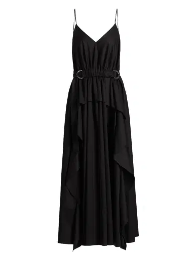 DEREK LAM 10 CROSBY Women's Hattie Cotton Sateen Midi-Dress | Thumbnail 1 DEREK LAM 10 CROSBY Women's Hattie Cotton Sateen Midi-Dress | Thumbnail 1