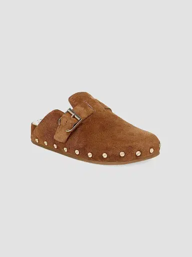 Veronica Beard Women's Fern-2 Suede Mules - Caramel | Thumbnail 2 Veronica Beard Women's Fern-2 Suede Mules - Caramel | Thumbnail 2