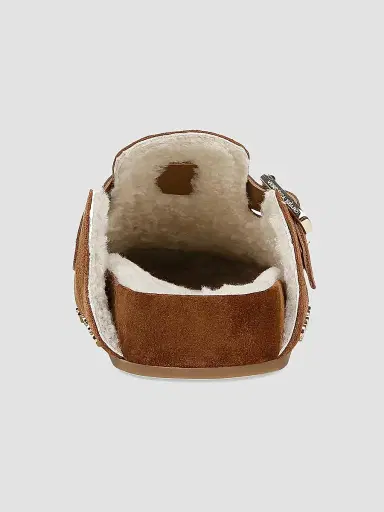Veronica Beard Women's Fern-2 Suede Mules - Caramel | Thumbnail 3 Veronica Beard Women's Fern-2 Suede Mules - Caramel | Thumbnail 3