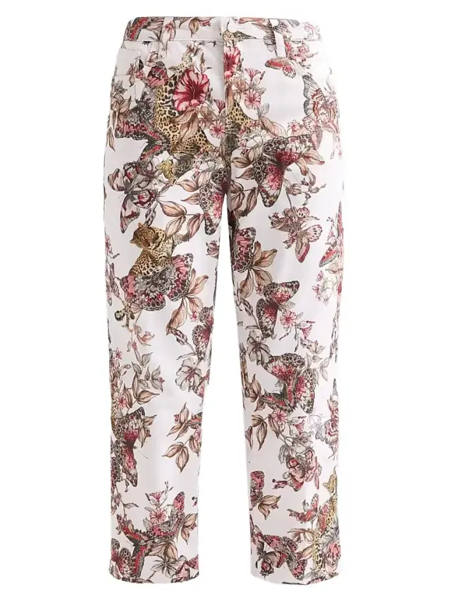 Women's Blaine Low-Rise Crop Stovepipe Jeans - White Multi Women's Blaine Low-Rise Crop Stovepipe Jeans - White Multi