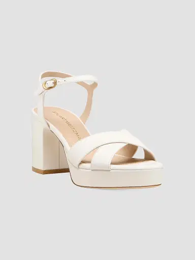 Stuart Weitzman Women's Dayna 80MM Leather Platform Sandals | Thumbnail 2 Stuart Weitzman Women's Dayna 80MM Leather Platform Sandals | Thumbnail 2