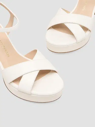 Stuart Weitzman Women's Dayna 80MM Leather Platform Sandals | Thumbnail 4 Stuart Weitzman Women's Dayna 80MM Leather Platform Sandals | Thumbnail 4
