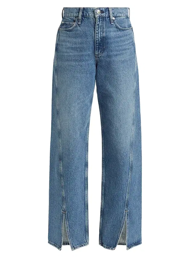 rag & bone Women's Shea High-Rise Relaxed Straight Jeans - Astoria