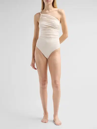 Ulla Johnson Women's Ibiza One-Piece Swimsuit - Cowrie - Size Large | Thumbnail 2