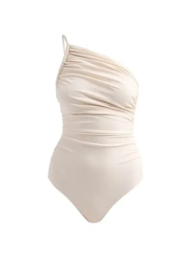 Ulla Johnson Women's Ibiza One-Piece Swimsuit - Cowrie