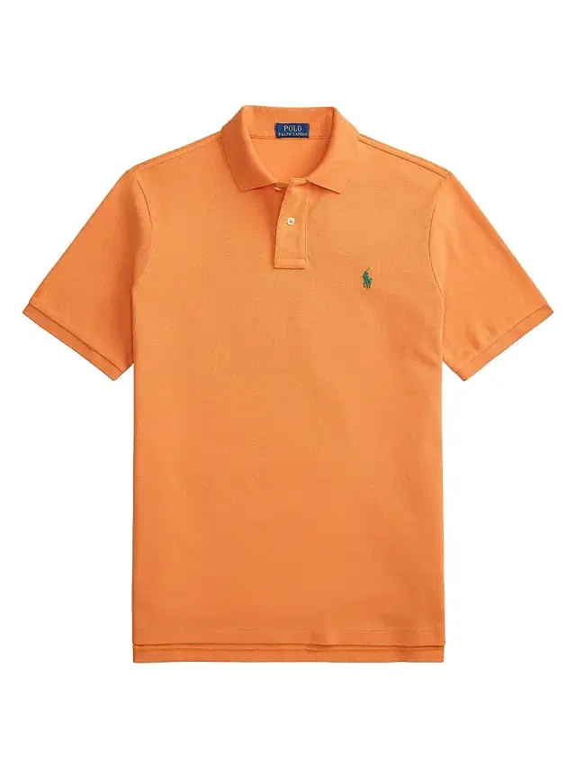 Polo Ralph Lauren Men's Custom-Slim-Fit Mesh Polo Shirt - Kona Orange