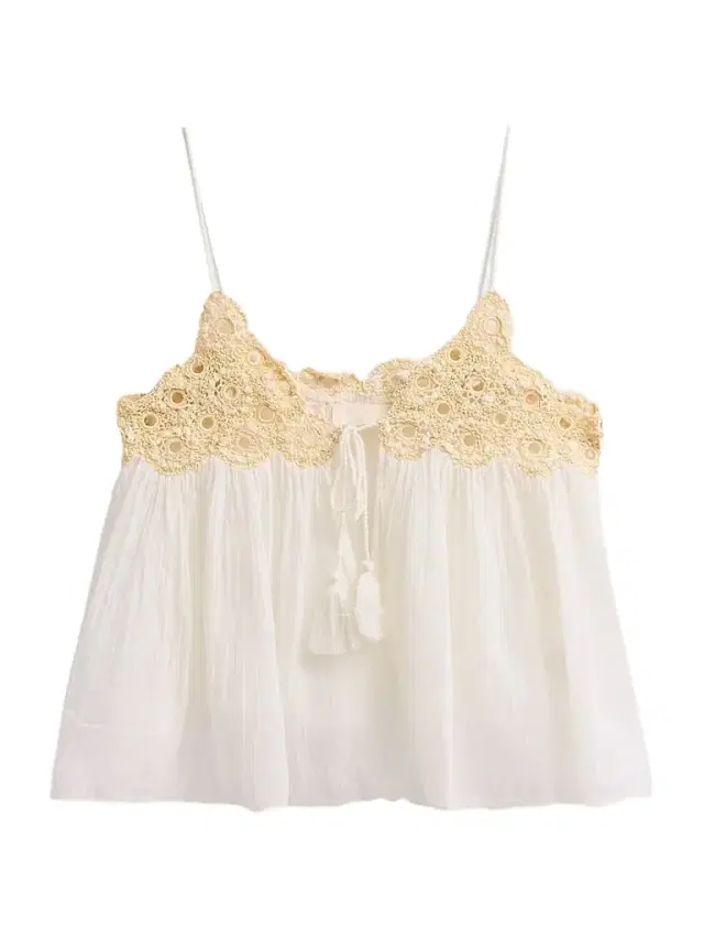 Women's Alessia Cotton Cover-Up Top - Creme