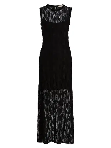 Ulla Johnson Women's Venus Lace Maxi Dress - Noir | Thumbnail 1
