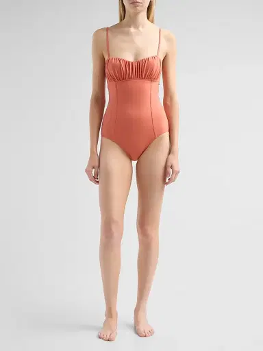 Ulla Johnson Women's Dalila One-Piece Swimsuit - Coral | Thumbnail 2