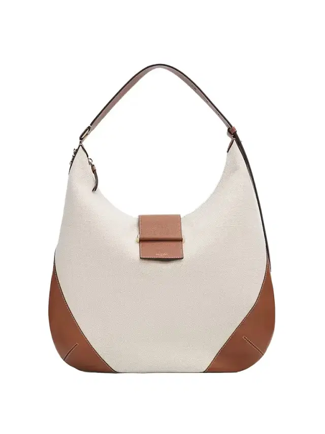 Jimmy Choo Women's Bar Canvas Hobo Bag - Natural Tan Shiny Gold