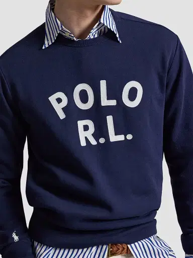 Polo Ralph Lauren Men's Logo Cotton-Blend Crewneck Sweatshirt | Thumbnail 6 Polo Ralph Lauren Men's Logo Cotton-Blend Crewneck Sweatshirt | Thumbnail 6