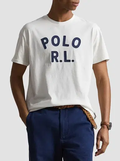Polo Ralph Lauren Men's Classic-Fit Logo Jersey T-Shirt - White - Size XXL | Thumbnail 4