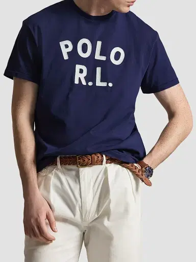 Polo Ralph Lauren Men's Classic-Fit Logo Jersey T-Shirt - Newport Navy | Thumbnail 4