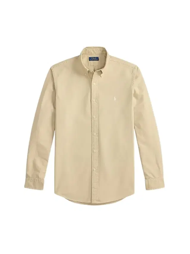 Polo Ralph Lauren Men's Classic Fit Garment-Dyed Oxford Shirt - Dune Tan