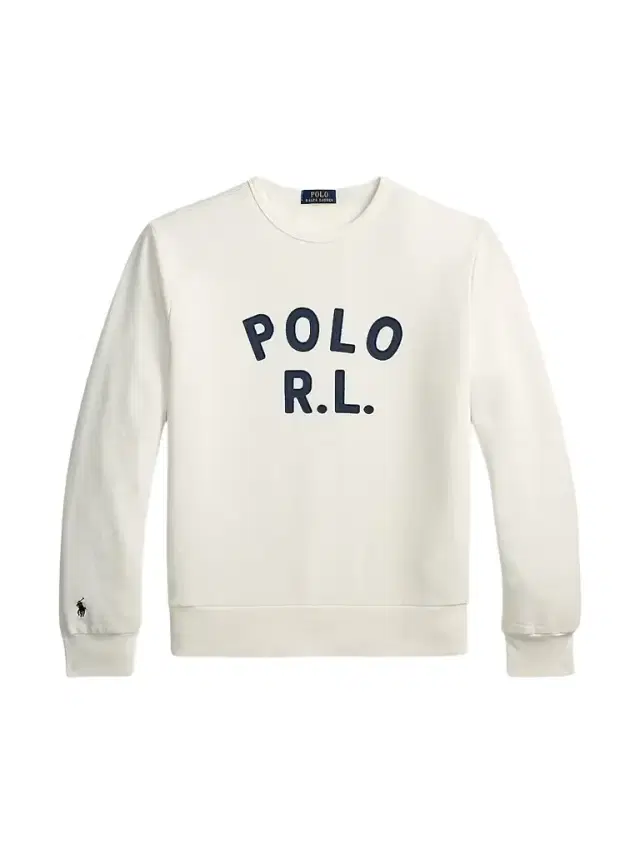 Polo Ralph Lauren Men's Logo Cotton-Blend Crewneck Sweatshirt - White