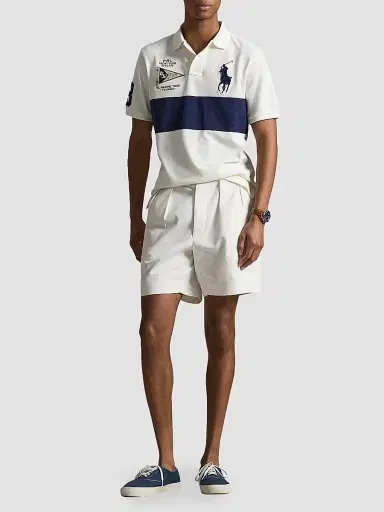 Polo Ralph Lauren Men's Custom-Slim-Fit Big Pony Mesh Polo Shirt | Thumbnail 2 Polo Ralph Lauren Men's Custom-Slim-Fit Big Pony Mesh Polo Shirt | Thumbnail 2