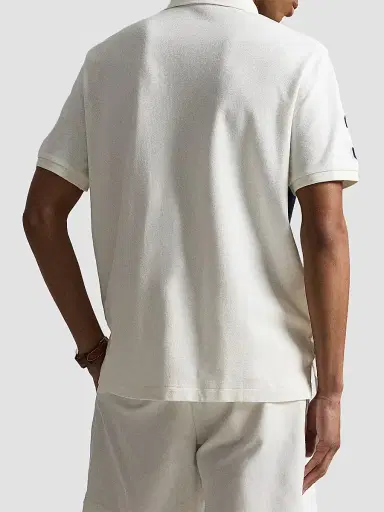 Polo Ralph Lauren Men's Custom-Slim-Fit Big Pony Mesh Polo Shirt | Thumbnail 3 Polo Ralph Lauren Men's Custom-Slim-Fit Big Pony Mesh Polo Shirt | Thumbnail 3