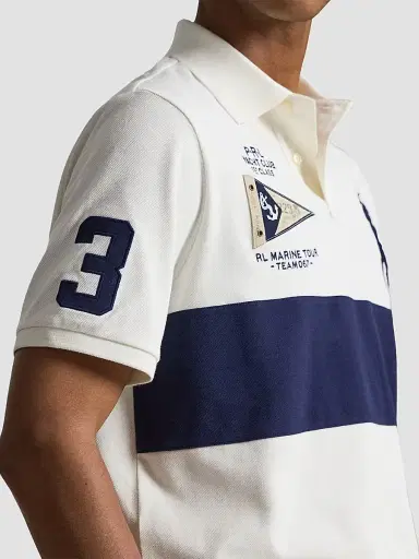 Polo Ralph Lauren Men's Custom-Slim-Fit Big Pony Mesh Polo Shirt | Thumbnail 5 Polo Ralph Lauren Men's Custom-Slim-Fit Big Pony Mesh Polo Shirt | Thumbnail 5