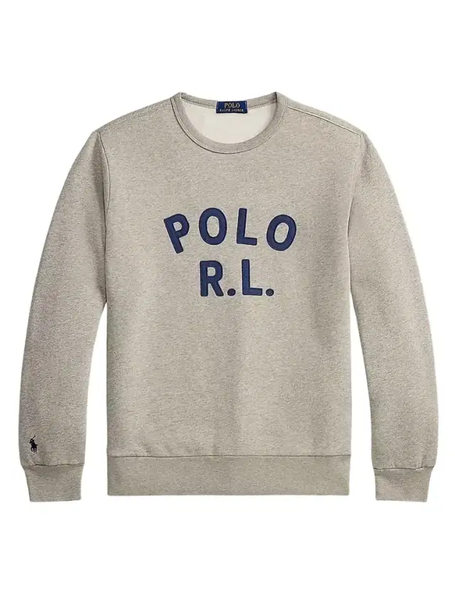 Polo Ralph Lauren Men's Logo Cotton-Blend Crewneck Sweatshirt - Dark Sport Heather
