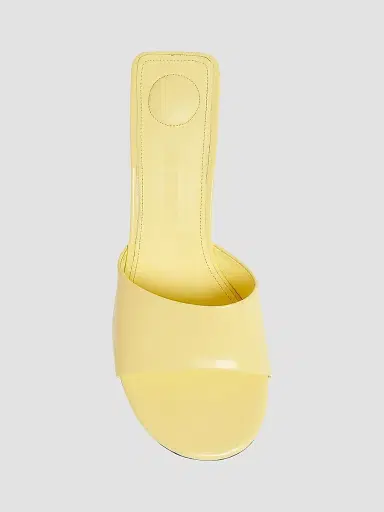Jacquemus Women's Les Cubisto 70MM Leather Mules - Light Yellow - Size 7 | Thumbnail 4 Jacquemus Women's Les Cubisto 70MM Leather Mules - Light Yellow - Size 7 | Thumbnail 4