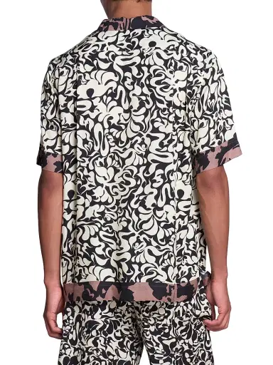 Dries Van Noten Men's Carltone Printed Short-Sleeve Shirt | Thumbnail 5 Dries Van Noten Men's Carltone Printed Short-Sleeve Shirt | Thumbnail 5