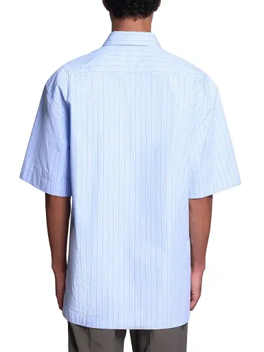 Dries Van Noten Men's Cassidy Striped Cotton Short-Sleeve Shirt | Thumbnail 5 Dries Van Noten Men's Cassidy Striped Cotton Short-Sleeve Shirt | Thumbnail 5