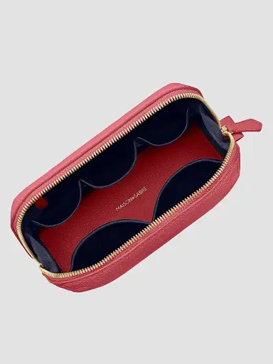 MAISON de SABRÉ Leather Tech Pouch - Candy Pink | Thumbnail 3