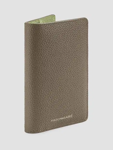 MAISON de SABRÉ Leather Passport Holder - Cashmere Matcha | Thumbnail 4