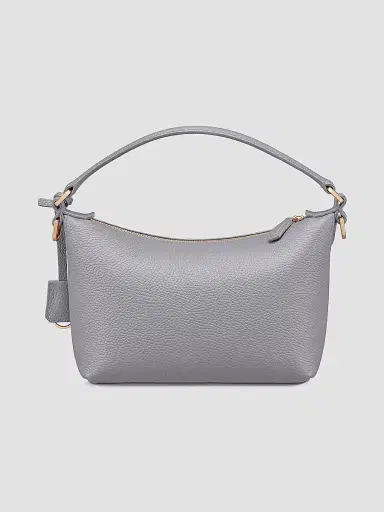 MAISON de SABRÉ Women's Leather Soft Hobo Bag - Dove Grey | Thumbnail 5 MAISON de SABRÉ Women's Leather Soft Hobo Bag - Dove Grey | Thumbnail 5