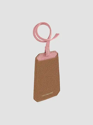 MAISON de SABRÉ Leather Luggage Tag - Sandstone Lily | Thumbnail 3