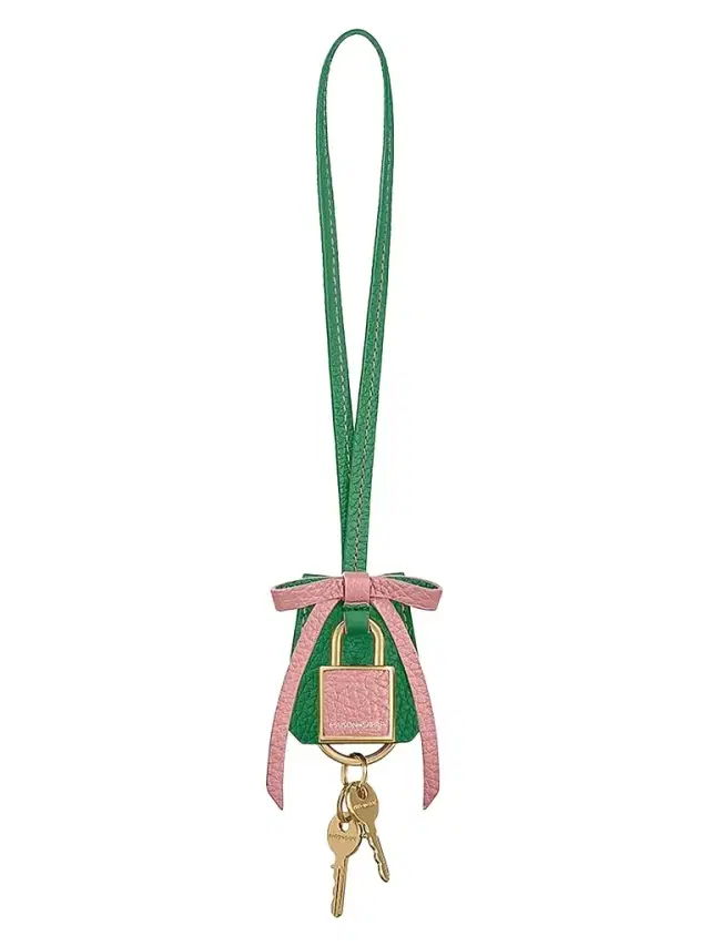 Women's The Bow Padlock Charm - Emerald Lily