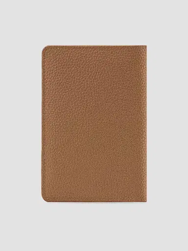 MAISON de SABRÉ Leather Passport Holder - Sandstone Lily | Thumbnail 3
