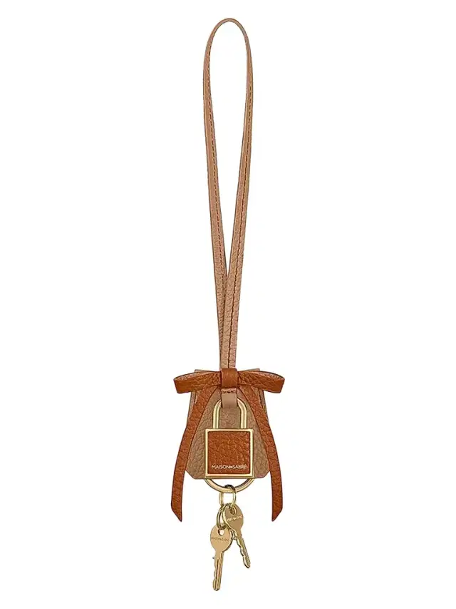 Women's The Bow Padlock Charm - Sandstone Pecan
