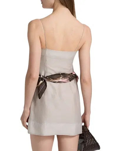 Amur Women's Ashtin Scarf Wrap Minidress | Thumbnail 5 Amur Women's Ashtin Scarf Wrap Minidress | Thumbnail 5