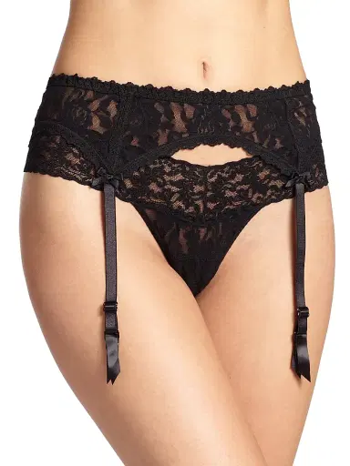 Hanky Panky Women's Signature Lace Garter Belt - Black - Size Large | Thumbnail 3 Hanky Panky Women's Signature Lace Garter Belt - Black - Size Large | Thumbnail 3