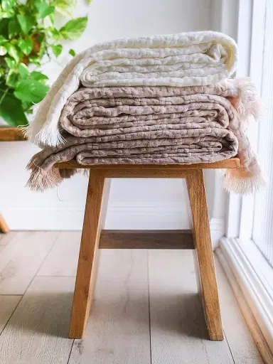 Pom Pom at Home Delphine Oversized Throw Blanket | Thumbnail 2 Pom Pom at Home Delphine Oversized Throw Blanket | Thumbnail 2