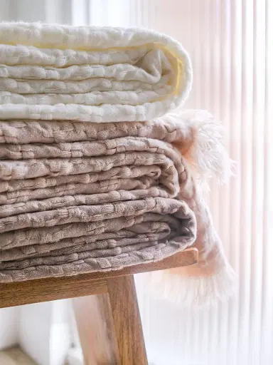 Pom Pom at Home Delphine Oversized Throw Blanket | Thumbnail 3 Pom Pom at Home Delphine Oversized Throw Blanket | Thumbnail 3