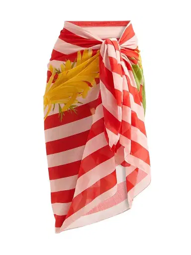 VERANDAH Women's Ammama Silk-Cotton Pareo | Thumbnail 1