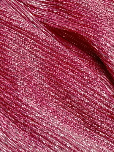 Sabina Musáyev Women's Carry Metallic Foil Ruffled Minidress - Hot Pink - Size Medium | Thumbnail 8 Sabina Musáyev Women's Carry Metallic Foil Ruffled Minidress - Hot Pink - Size Medium | Thumbnail 8