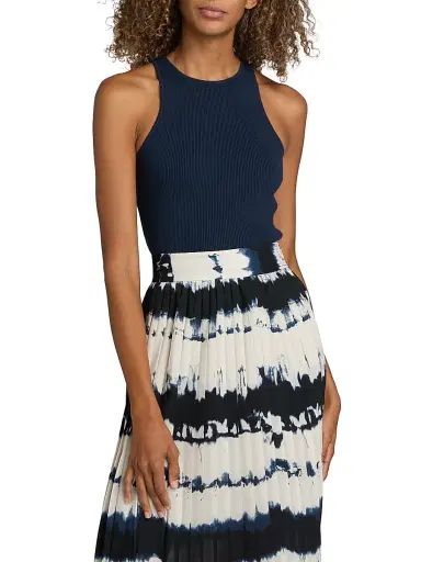 Toccin Women's Avery Racer Tank - Navy | Thumbnail 3 Toccin Women's Avery Racer Tank - Navy | Thumbnail 3