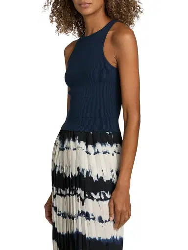Toccin Women's Avery Racer Tank - Navy | Thumbnail 4 Toccin Women's Avery Racer Tank - Navy | Thumbnail 4