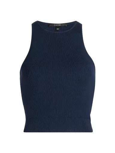 Toccin Women's Avery Racer Tank - Navy | Thumbnail 1 Toccin Women's Avery Racer Tank - Navy | Thumbnail 1